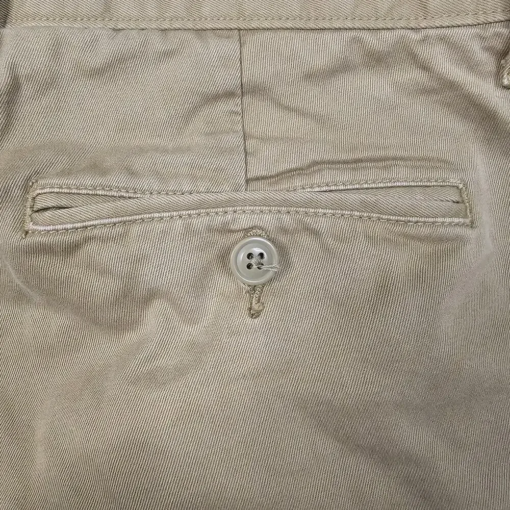 J Crew 484 Pants Mens 36x34 Tan Khaki Broken In Chino Slim Preppy Academia Read